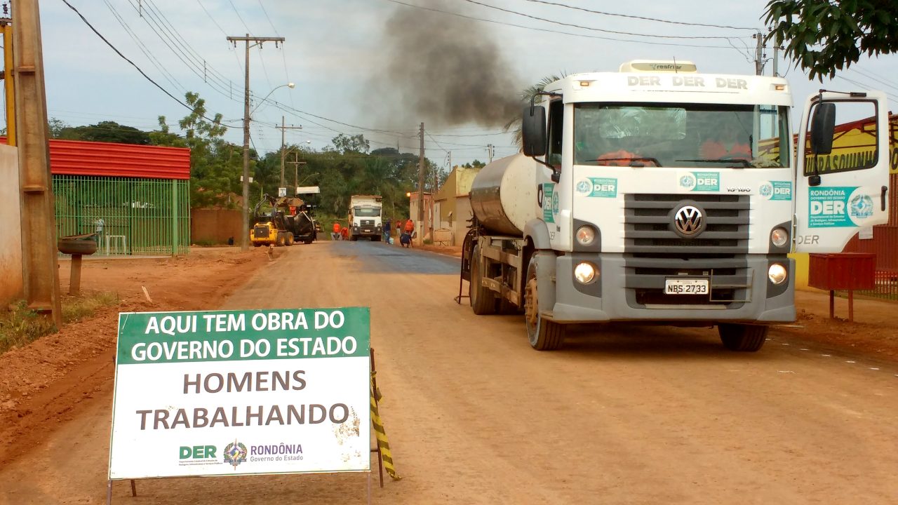 Estradas Transportes Servi Os P Blicos Iniciada A Pavimenta O No