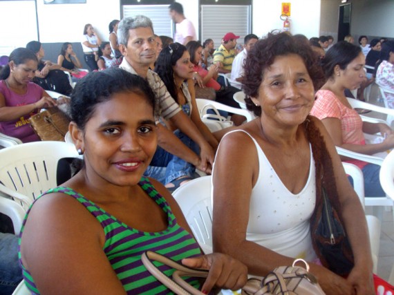 – Leila da Silva e Antônia de Paiva (D) comemoraram juntas a homologação