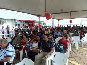 Público presente no Dia do Doador de Sangue na Fhemeron de Porto Velho