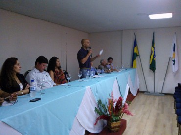 Secretário Emerson Castro participou da abertura da formação na manhã desta segunda-feira, 24, em Ji-Paraná