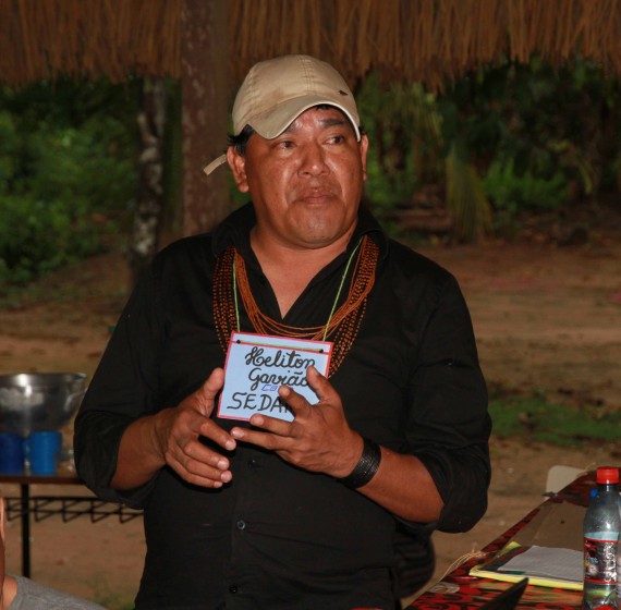 Heliton Gavião, líder indígena, destacou 