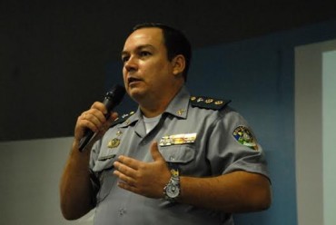 Tenente coronel  PM Ênedy Araújo, chefe do Cecoms