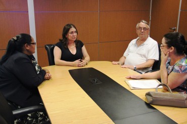 Secretária Fátima Gavioli se reuniu com o prefeito de Cacoal, Padre Franco, para debater sobre transporte escolar e JIR