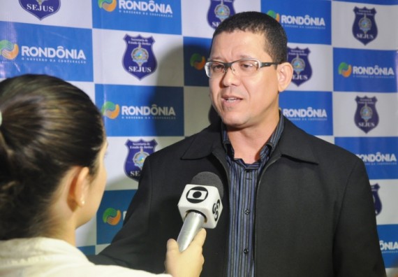Secretário de Justiça em entrevista para a TV Rondônia