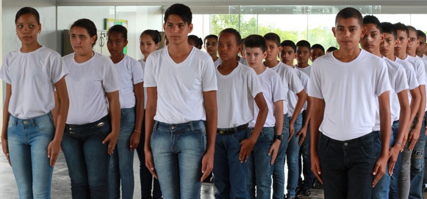 Colégio Tiradentes II, em Jacy-Paraná, o regime disciplinar é diferenciado