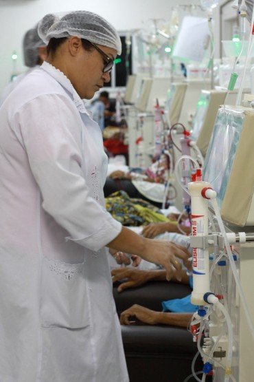 Pacientes assistidos no Centro de Diálise de Ariquemes