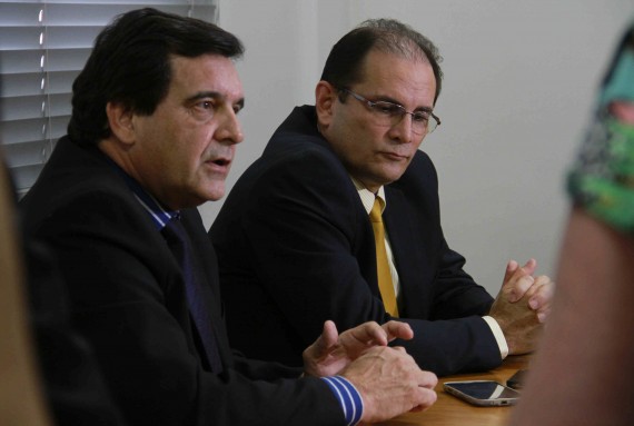 Advogado José Almeida Júnior e o vice-governador, Daniel Pereira