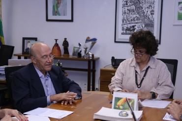 Governador Confúcio Moura em audiência com ministra do Meio Ambiente, em Brasília