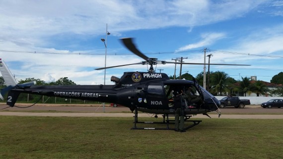 Helicóptero será utilizado para demonstração de resgate de vítimas do trânsito