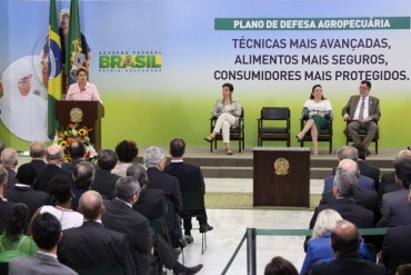 Presidente Dilma Rousseff no lançamento do Plano de Defesa Agropecuário