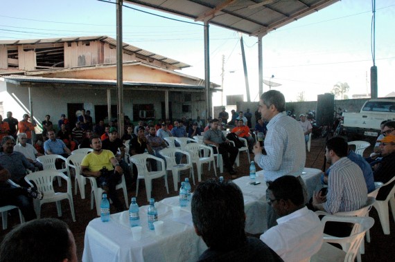 Diretor do DER, Lioberto Caetano, destaca benefícios do governo estadual para Pimenta Bueno