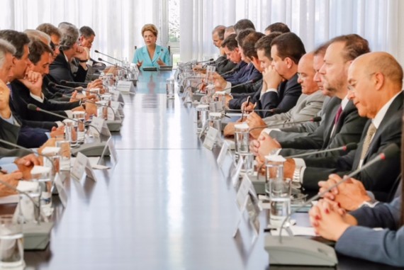 Presidente Dilma reuniu-se nessa quinta-feira com 26 governadores e uma vice 