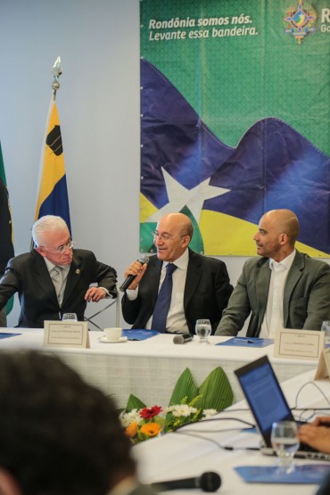 Governador Confúcio Moura fala do compromisso do ministro com Rondônia e o Brasil