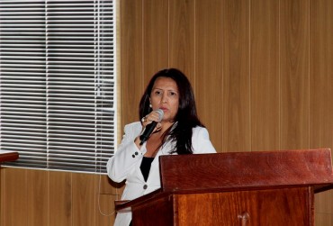 Superintendente de Assuntos Estratégicos, Rosana fez a abertura do evento Superintendente de Assuntos Estratégicos, Rosana Souza, fez a abertura do evento