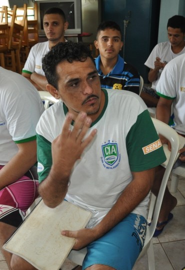 José Oliveira disse que nunca teve oportunidade de fazer um curso profissionalizante quando estava fora do sistema prisional.