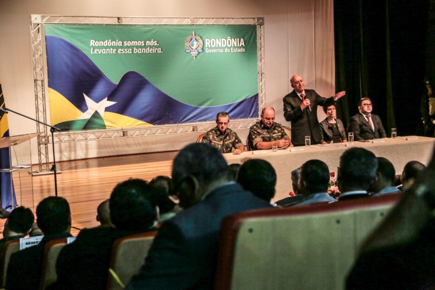 Confúcio Moura diz que parceria com o Exército trará benefícios para Rondônia