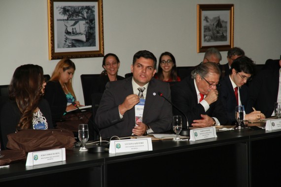 Marcelo Thome, presidente da Fiero durante evento do Fórum dos Governadores
