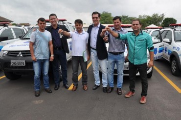 Um total de 11viaturas foi entregue para as unidades de Vilhena, Porto Velho, Nova Mamoré, Jí-Paraná, Santa Luzia do Oeste, Cacoal e Alta Floresta. 