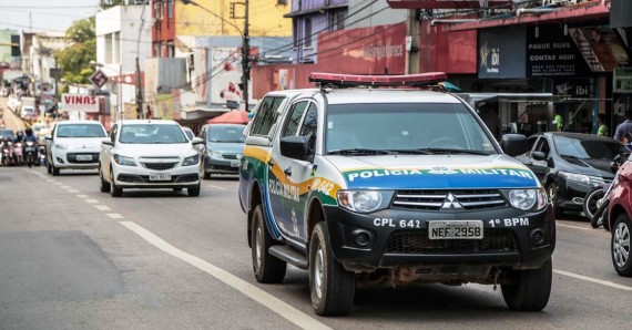 Polícia Militar está presente no Centro comercial de Porto Velho