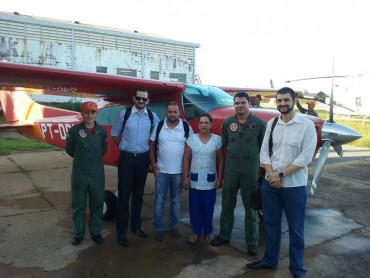 Aeronave dos bombeiros, que atua no programa Saúde no Ar, foi utilizada para transportar os órgãos de Cacoal a Porto Velho