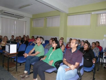 A palestra do nutricionista Geovani  Sampaio atraiu os servidores do Instituto.