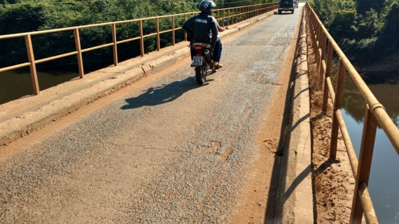 Governo Vai construir nova ponte de concreto sobre o Rio Jamari.