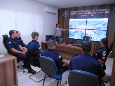 Seis policiais militares receberam treinamento específico para atuar no videomonitoramento