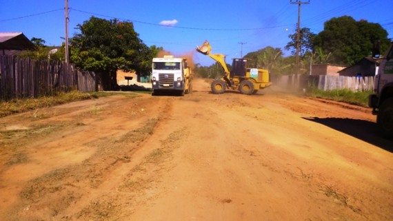 O  bairro Triângulo, em Guajará, um dos mais atingidos pela enchente de 2014, ainda tinha sedimentos provocados pela alagação