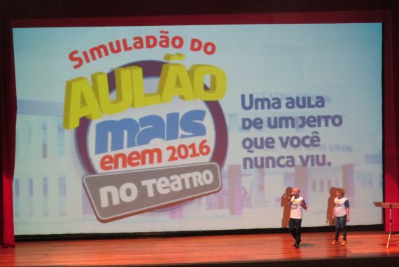 Aulão foi realizado no Teatro Palácio das Artes para estudantes de diversas escolas públicas de Porto Velho