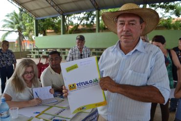 O agricultor João Alves Teixeira, de 62, pai de cinco filho foi um dos contemplados pelo programa Titulo Já 
