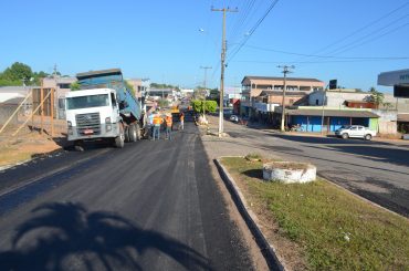 No total, município foi beneficiado com 11 quilômetros de asfalto