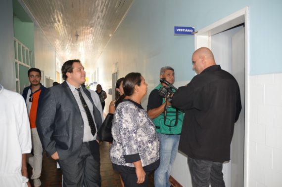 Equipe técnica da Sesau mostrou avanços em todos os setores, conforme constatou o juiz do Trabalho, Carlos Antônio da Silva, durante  inspeção no hospital