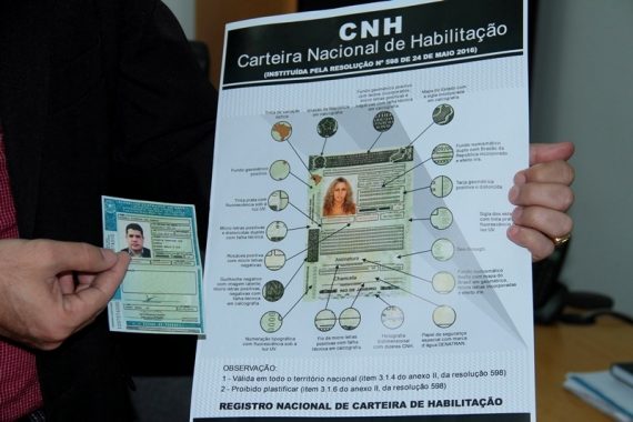Novo modelo da CNH (d) oferece mais segurança contra fraudes