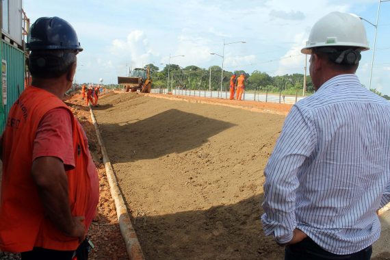 Um espaço que lembra parte da história de Rondônia está em fase de construção