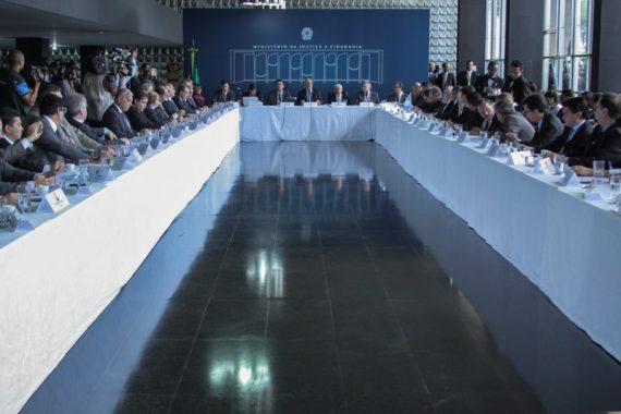 Representantes de todos os estados reuniram-se com o ministro Alexandre de Moraes