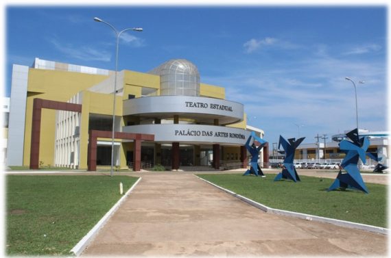 Teatro Estadual Palácio das Artes Rondônia está entre os pontos a ser fotografados