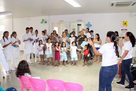 Equipe do Hospital Infantil realizou ação voltada de conscientização para se manter as mãos limpas