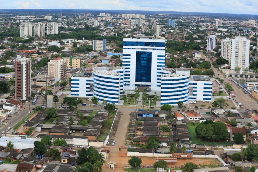 Localização do estado de Rondônia, Brasil.