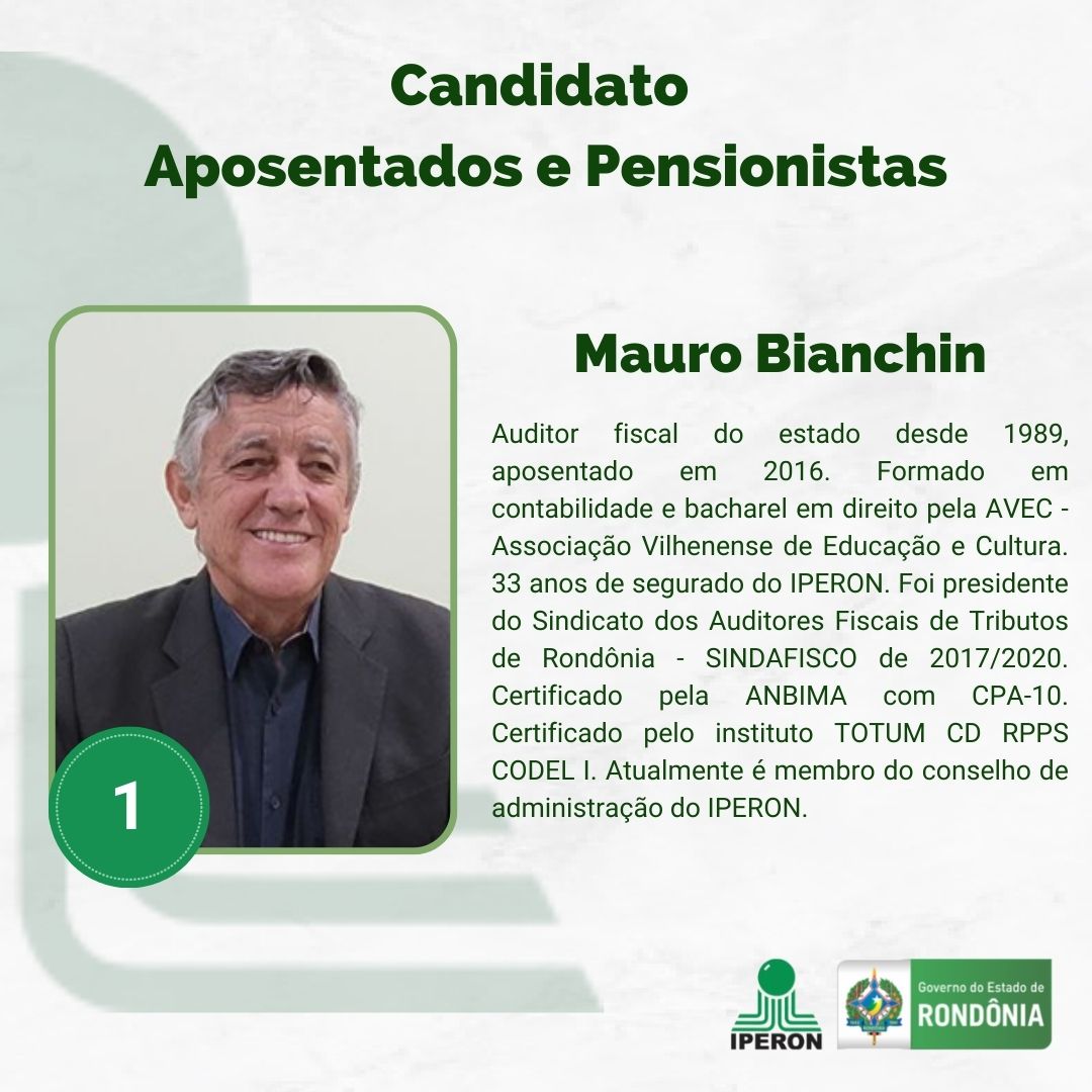 Previdência - IPERON - Governo do Estado de Rondônia - Governo do