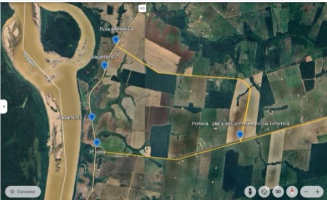 O intuito é elaborar mapas de rotas alternativas para que os carros possam passar por esses caminhos