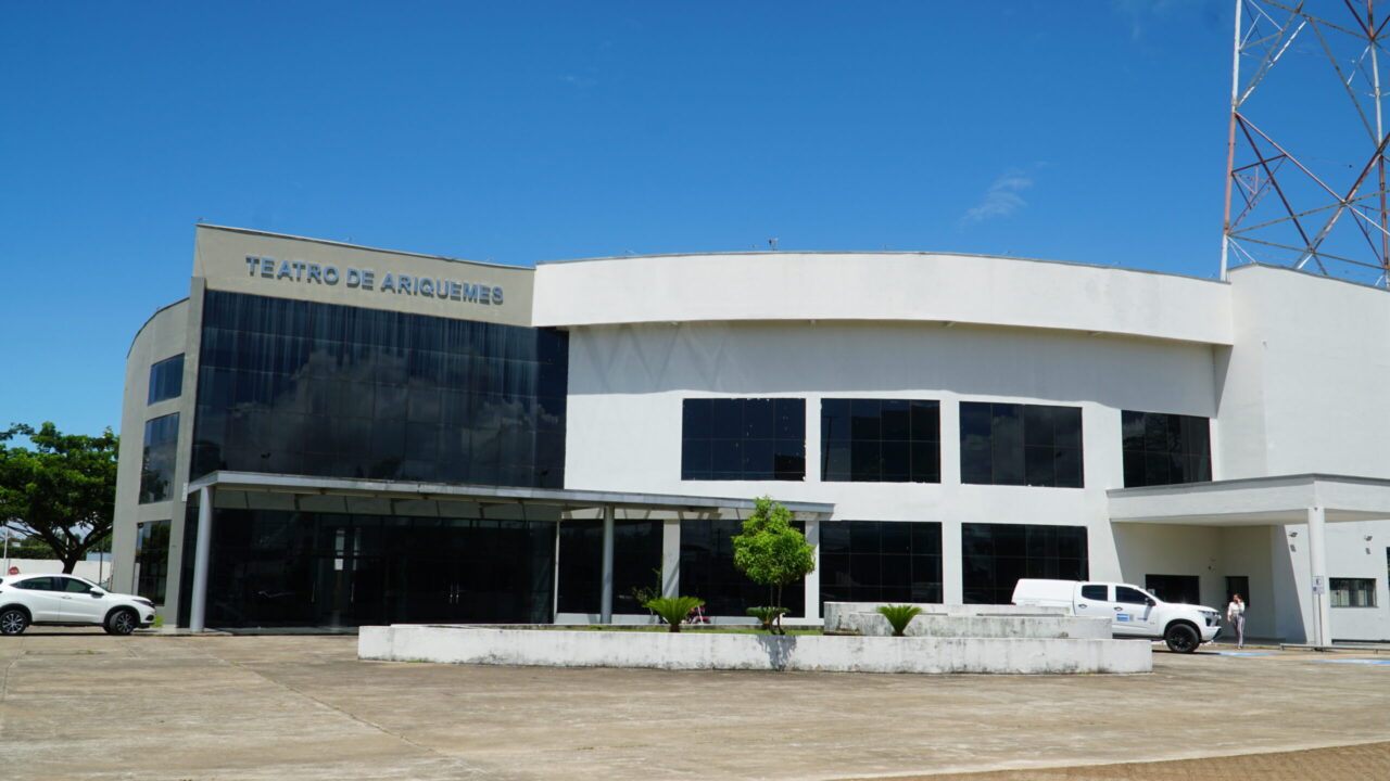 Teatro de Ariquemes recebeu R$ 11 milhões em investimento.