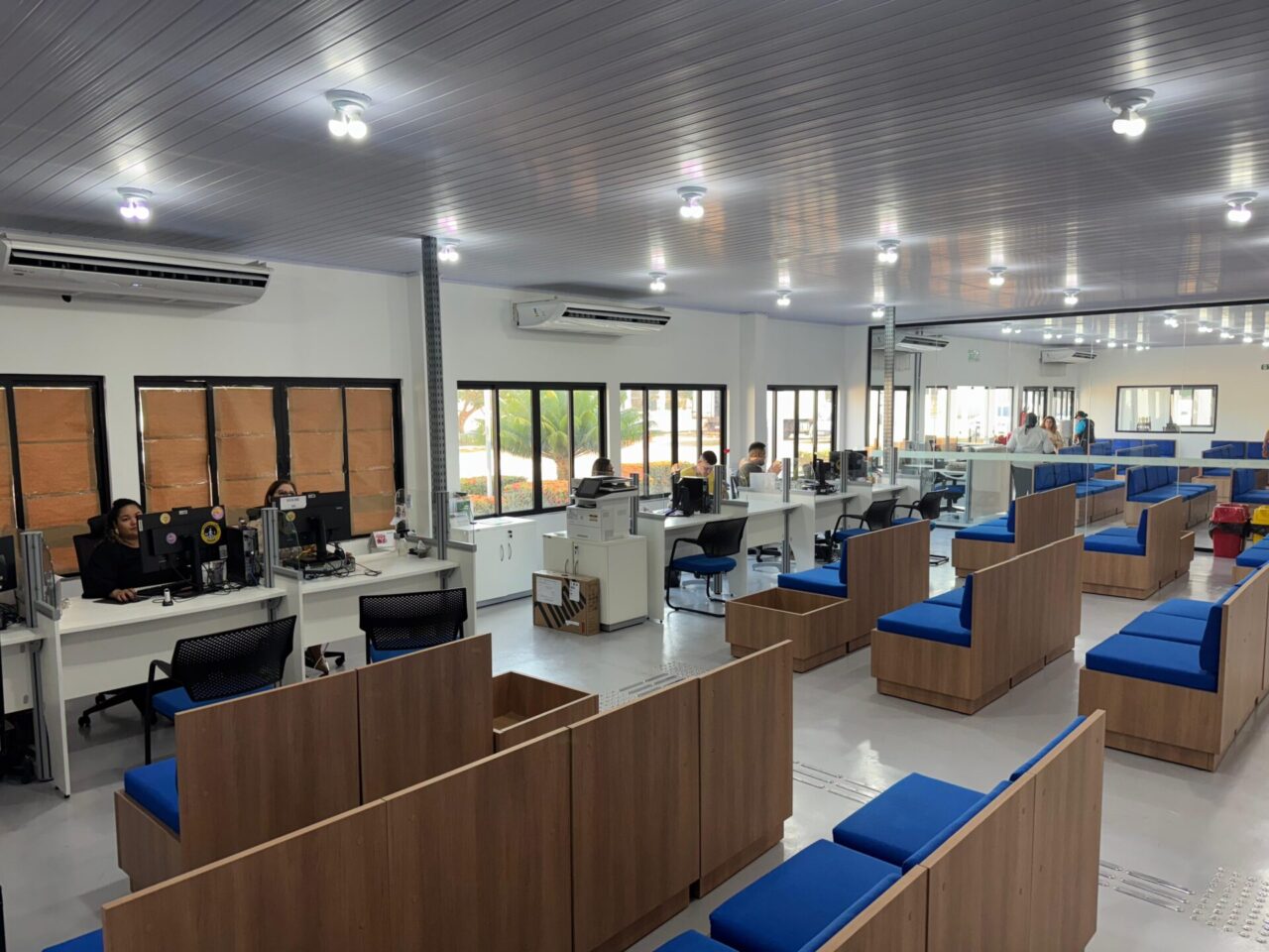 Mobiliário exclusivo caracterizou a unidade como a primeira agência “Prime” do Detran-RO