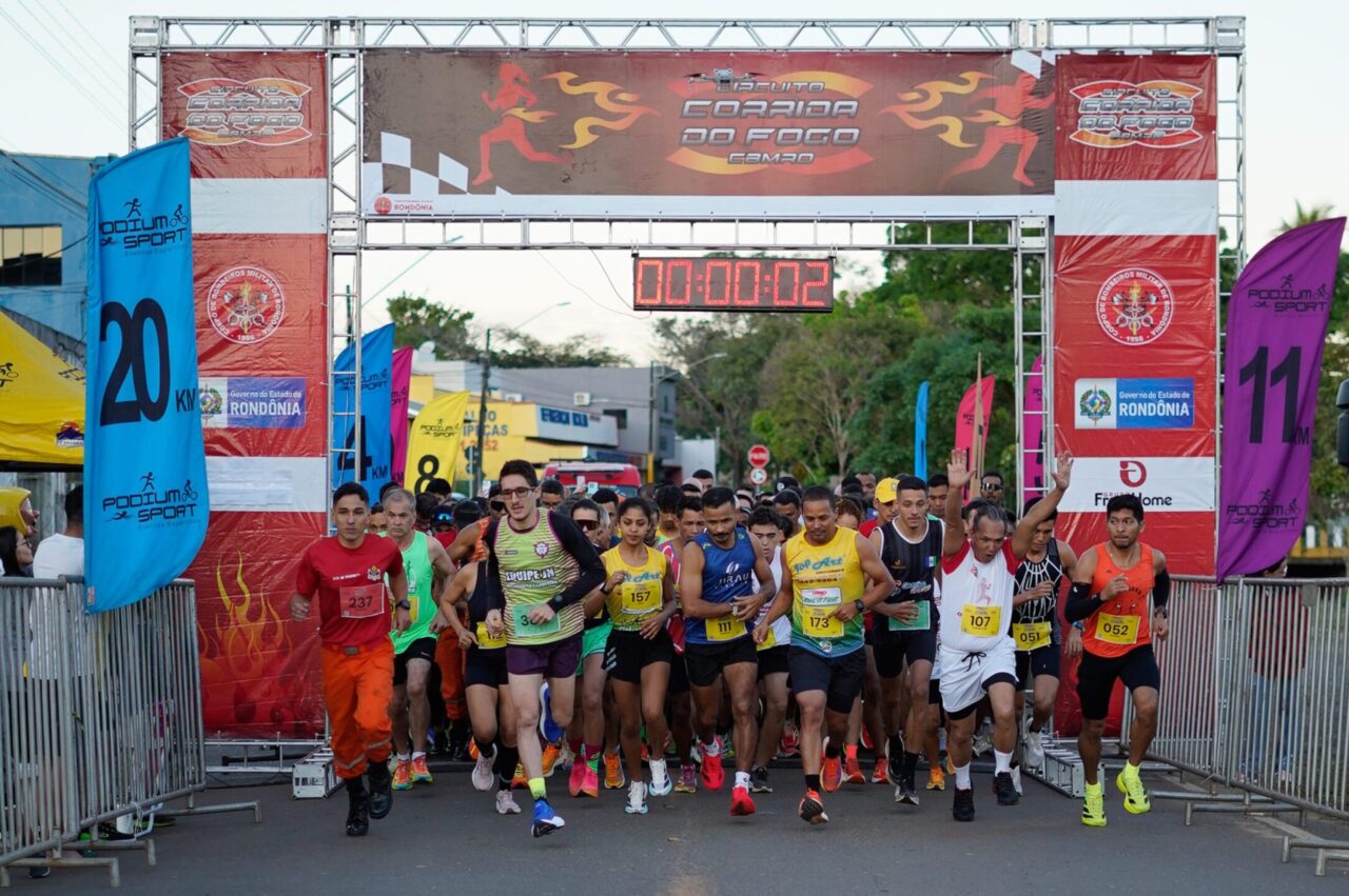 Tradicional Corrida do Fogo foi realizada em etapas nos municípios de Porto Velho, Ji-Paraná, Ouro Preto e Cacoal
