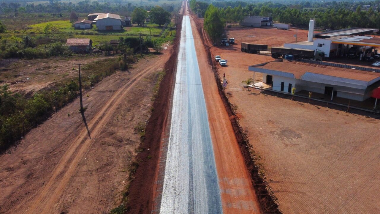Obras de Pavimentação asfáltica nas rodovias estaduais