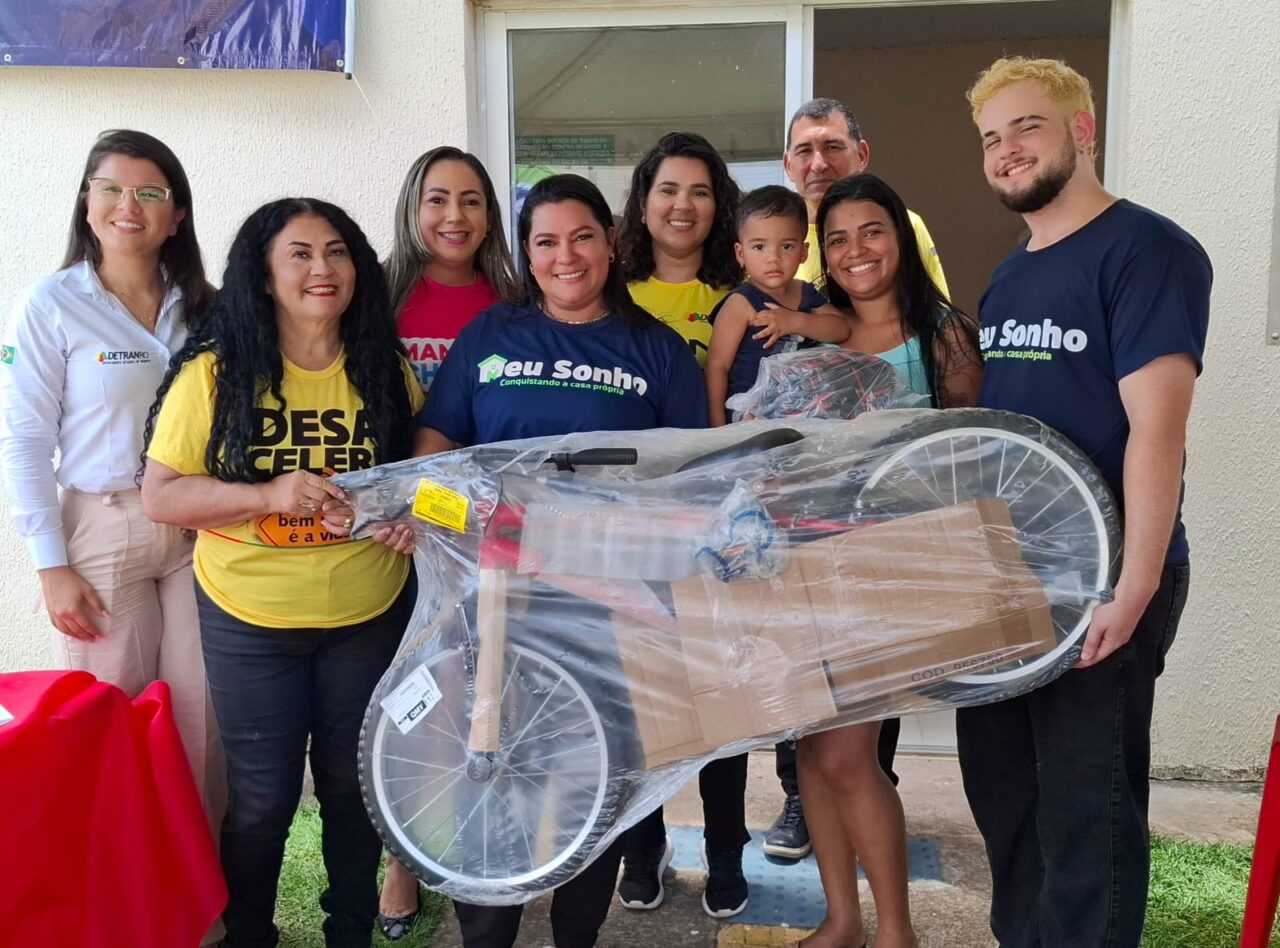 Evento contou com o sorteio de bicicletas