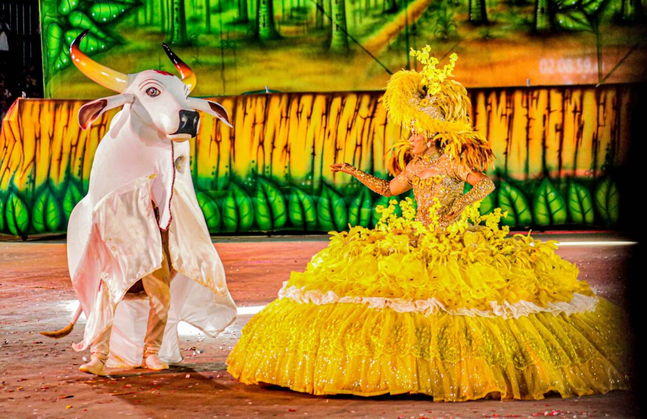 Apresentação do Boi Flor do Campo Adulto emociona a arena