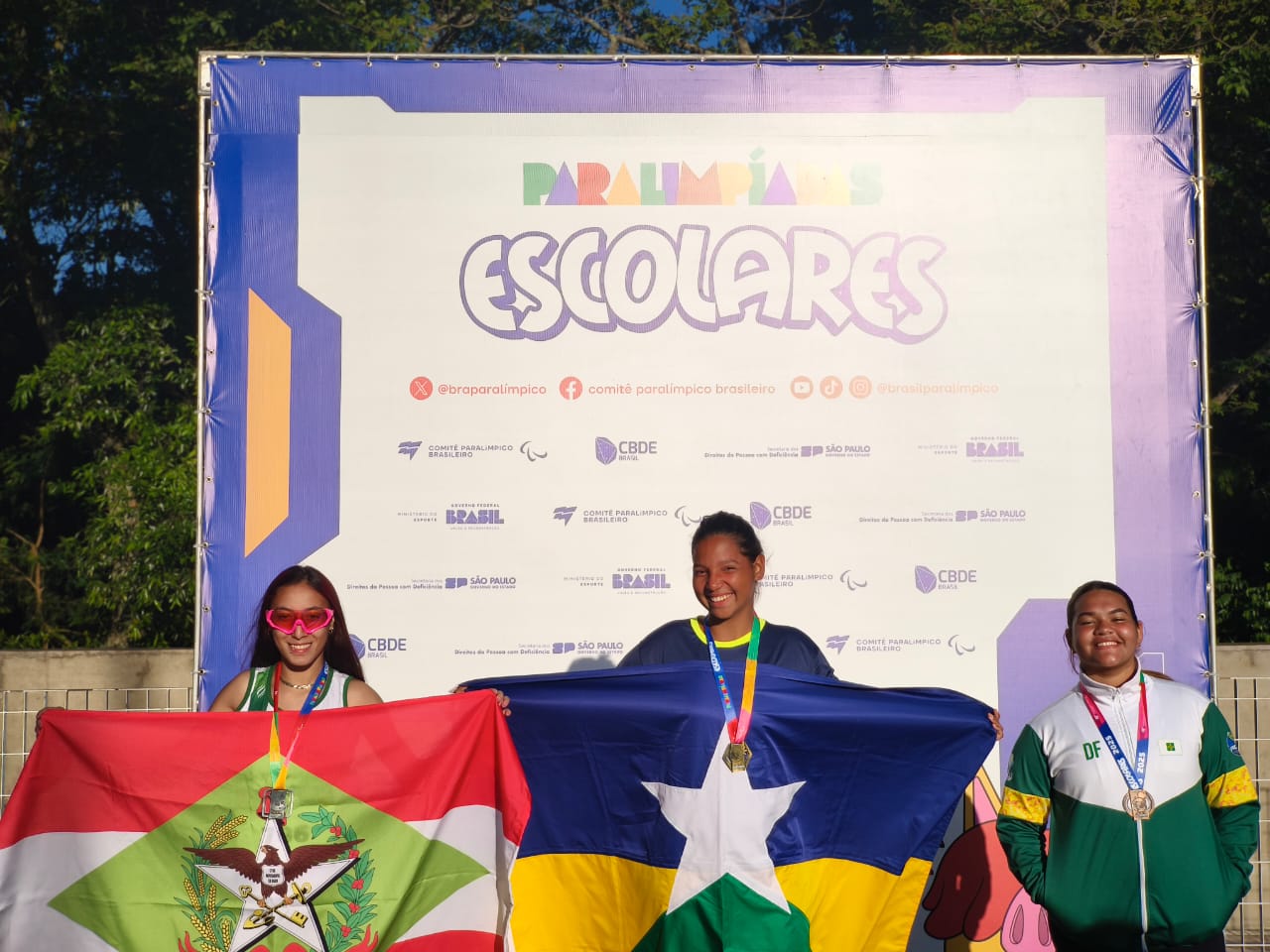 Rondônia conquista 4 medalhas de ouro e 1 prata no primeiro dia das Paralimpíadas Escolares, em São Paulo