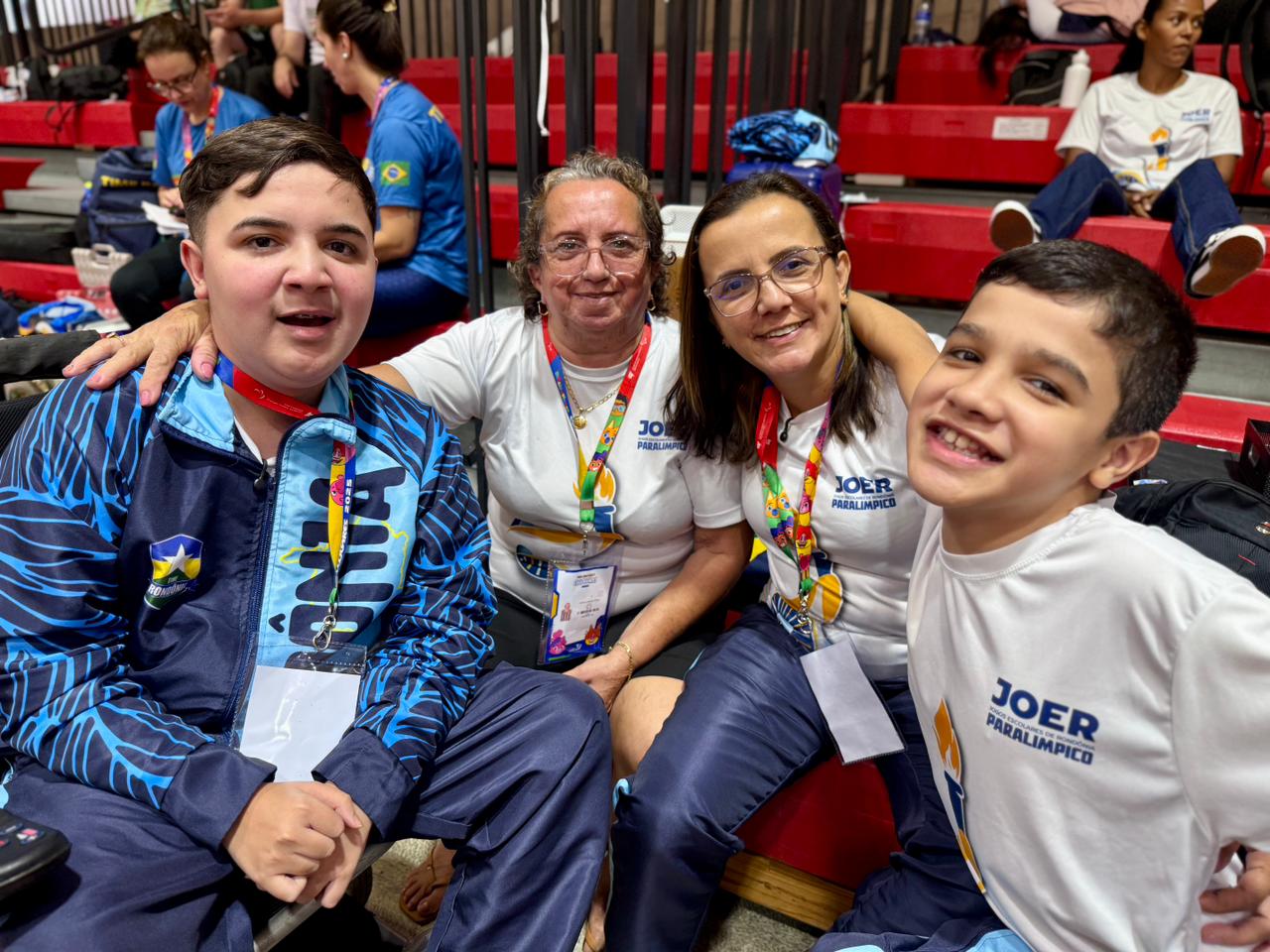 Famílias integram staff e fortalecem maior delegação de bocha de Rondônia nas Paralimpíadas Escolares 2025