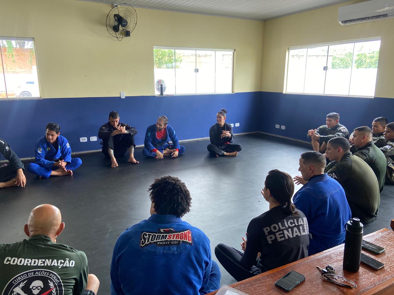 Aulão de jiu-jitsu é promovido pelo governo de RO para servidores do sistema prisional