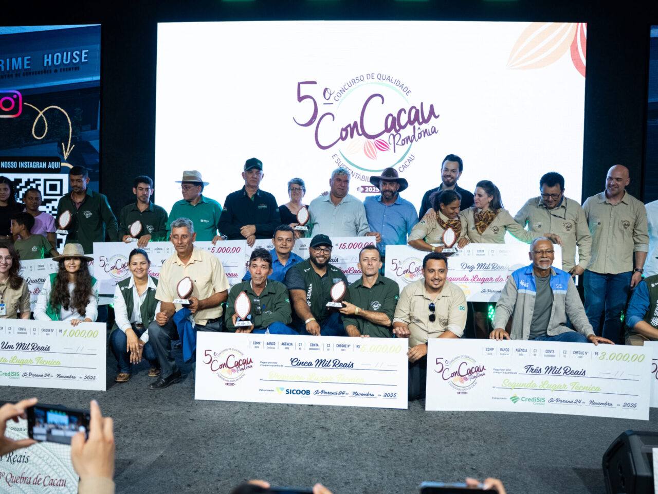 Produtores de Buritis e Nova União vencem concurso de melhor cacau de Rondônia